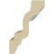 Ekena Millwork 3"H x 2"P x 3 5/8"F x 94 1/2"L Lisbon Traditional Smooth Crown Moulding MLD03X02X03LI - alternate 4